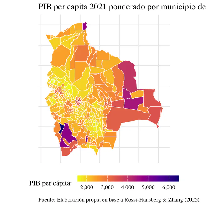 New Municipal-Level GDP Estimates for Bolivia