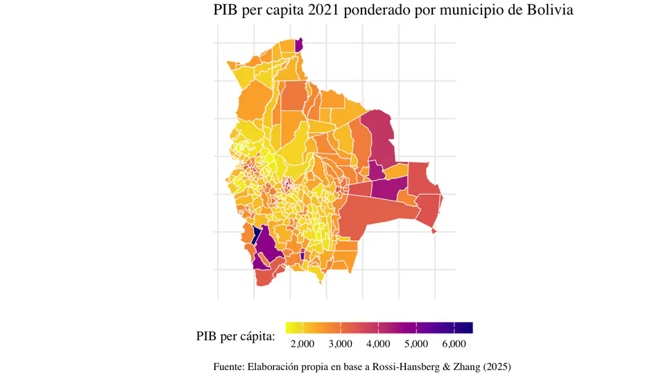 New Municipal-Level GDP Estimates for Bolivia